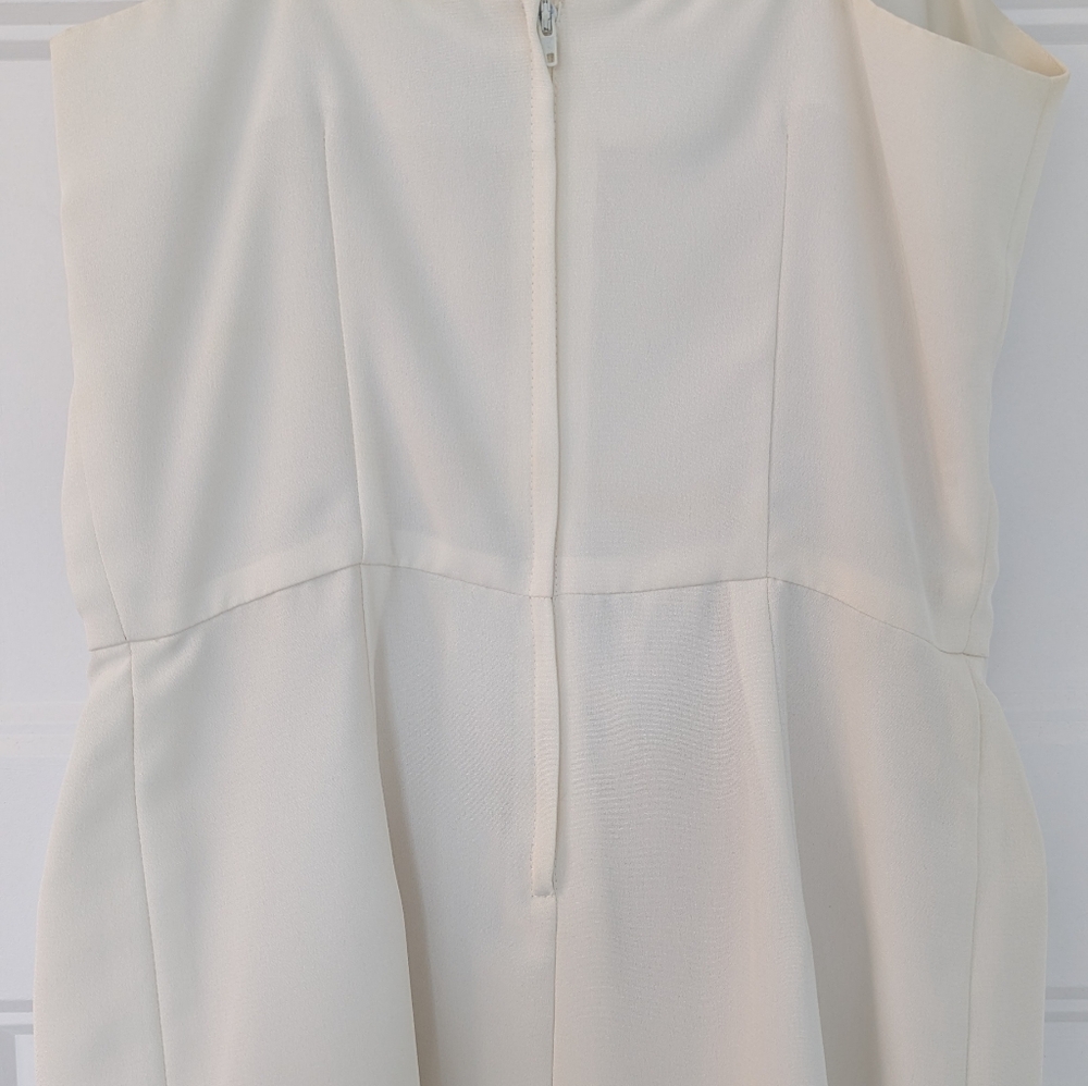 Vintage Wedding Dress ILGWU Union Made Canada Reception Dress Size 6 80s Beaded - Picture 8 of 12